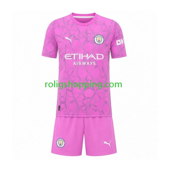 Manchester City Fotbollströja Målvakt Barn Bortaställ Kort ärm 2026-2027