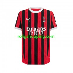 Fotbollströja AC Milan Män Hemmaställ 2024-2025 Kort ärm