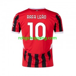 Fotbollströja AC Milan RAFA LEAO 10 Män Hemmaställ 2024-2025 Kort ärm