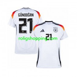 Fotbollströja Tyskland Ilkay Gundogan 21 Män Hemmaställ Euro 2024 Kort ärm
