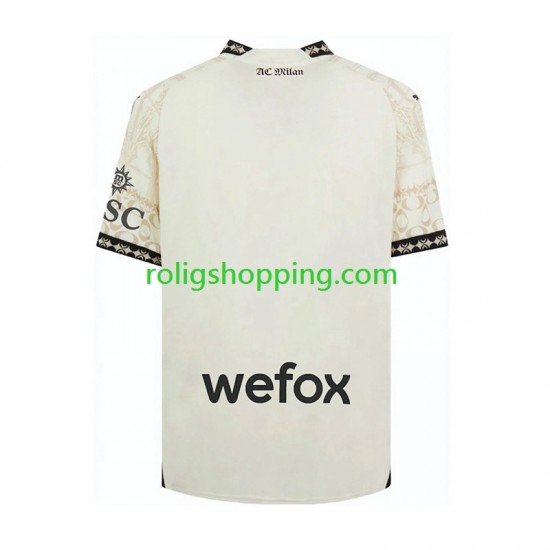 Fotbollströja AC Milan Män Fjärdeställ 2023-2024 Kort ärm