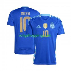 Fotbollströja Argentina Lionel Messi 10 Copa America 2024 Män Bortaställ  Kort ärm