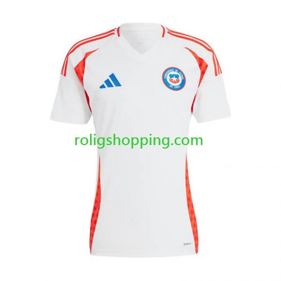 Fotbollströja Chile Copa America 2024 Män Bortaställ  Kort ärm