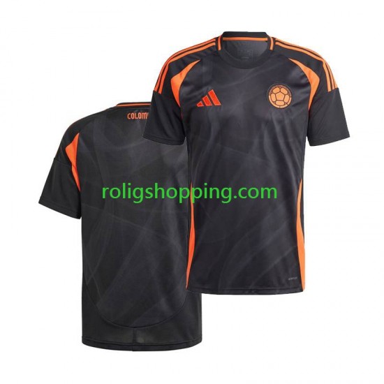Fotbollströja Colombia Copa America 2024 Män Bortaställ  Kort ärm