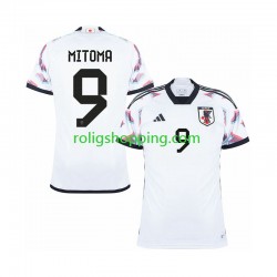 Fotbollströja Japan MITOMA 9 Män Bortaställ World Cup 2022 Kort ärm
