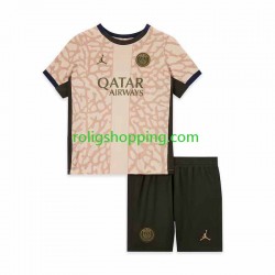 Fotbollströja Paris Saint-Germain Barn Fjärdeställ 2023-2024 Kort ärm