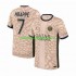 Fotbollströja Paris Saint-Germain Mbappé Kylian 7 Män Fjärdeställ 2023-2024 Kort ärm