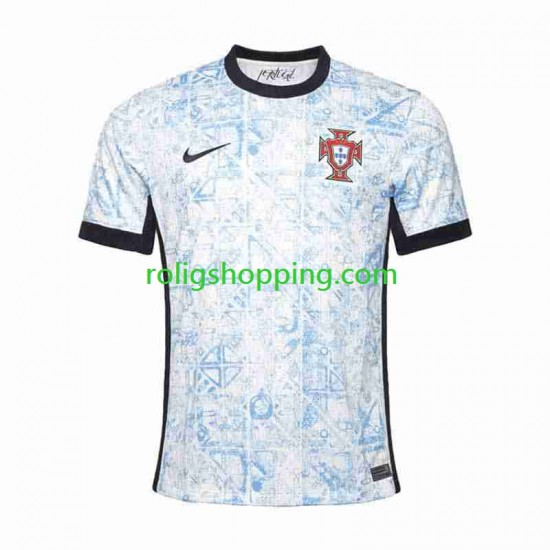 Fotbollströja Portugal Män Bortaställ Euro 2024 Kort ärm