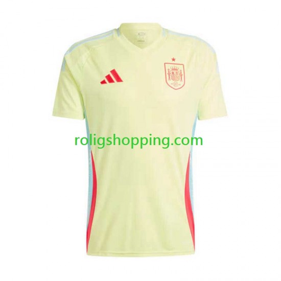 Fotbollströja Spanien Män Bortaställ Euro 2024 Kort ärm