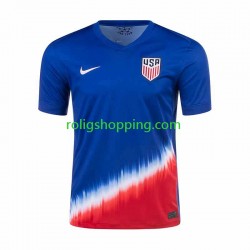 Fotbollströja USA Män Bortaställ 2024 Kort ärm