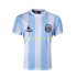 Fotbollströja Argentina 1986 Retro Män Hemmaställ Kort ärm