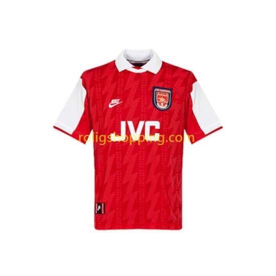Fotbollströja Arsenal Retro Män Hemmaställ 1994 Kort ärm