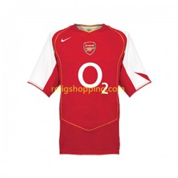 Fotbollströja Arsenal Retro Män Hemmaställ 2004 Kort ärm