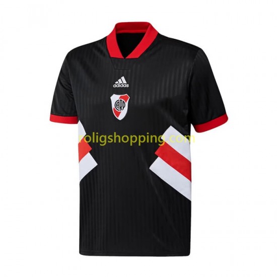 Fotbollströja CA River Plate Icon Retro Män Hemmaställ 2022-2023 Kort ärm