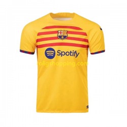Fotbollströja FC Barcelona Män Fjärdeställ 2022-2023 Kort ärm