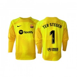 Fotbollströja FC Barcelona Ter Stegen 1 Målvakt Män Fjärdeställ 2022-2023 Lång ärm