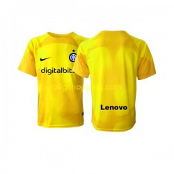 Fotbollströja Inter Milan Målvakt Män Bortaställ 2022-2023 Kort ärm