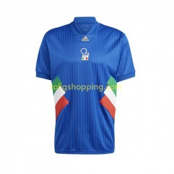 Fotbollströja Italien Icon Retro Män Hemmaställ 2022-2023 Kort ärm