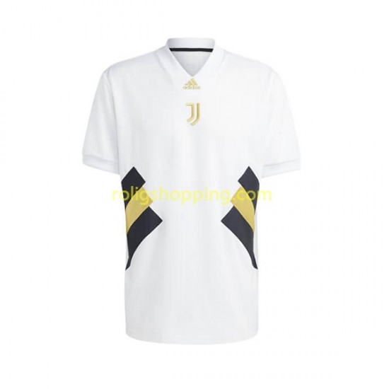 Fotbollströja Juventus Icon Retro Män Hemmaställ 2022-2023 Kort ärm