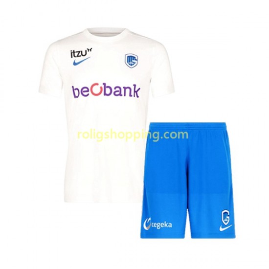 Fotbollströja KRC Genk Barn Bortaställ 2022-2023 Kort ärm