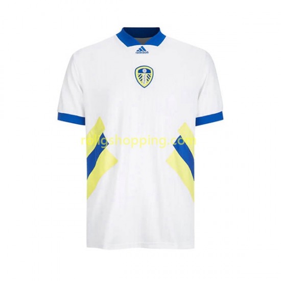 Fotbollströja Leeds United Icon Retro Män Hemmaställ 2022-2023 Kort ärm