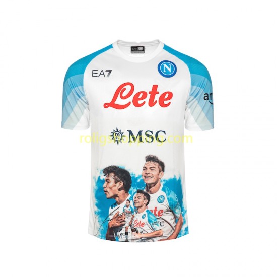 Fotbollströja SSC Napoli Face Game Lozano 11 Män Hemmaställ 2022-2023 Kort ärm