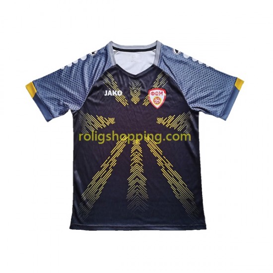 Fotbollströja Nordmakedonien Män Tredjeställ 2023 Kort ärm