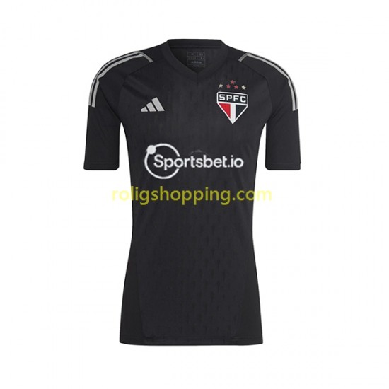 Fotbollströja São Paulo Målvakt Män Hemmaställ 2023-2024 Kort ärm