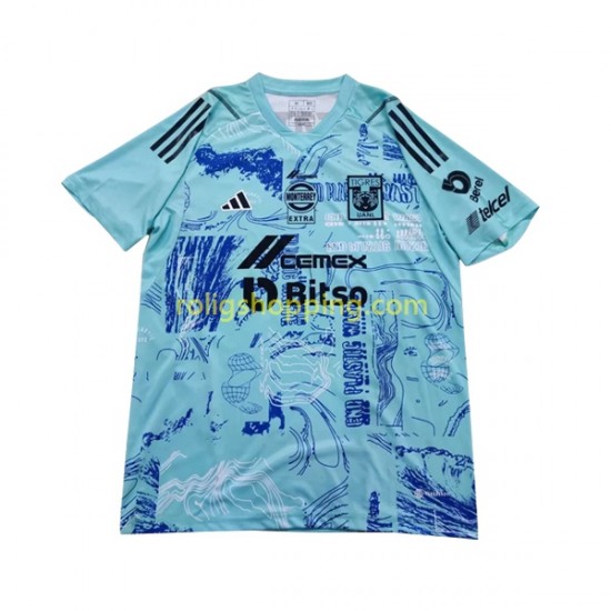 Fotbollströja Tigres UANL Earth Day Målvakt Män Hemmaställ 2023-2024 Kort ärm