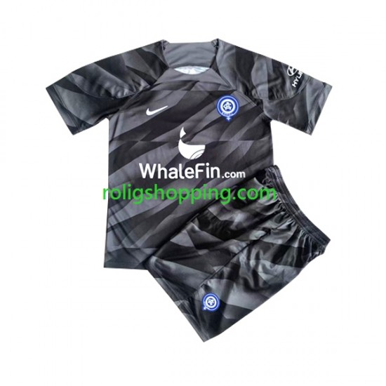 Fotbollströja Atlético Madrid Målvakt Barn Hemmaställ 2023-2024 Kort ärm