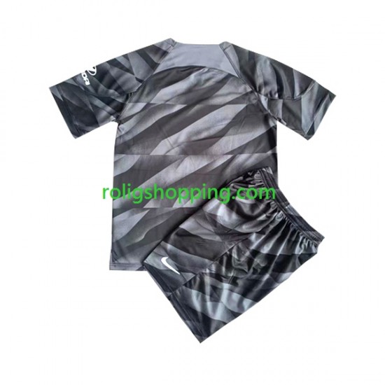 Fotbollströja Atlético Madrid Målvakt Barn Hemmaställ 2023-2024 Kort ärm