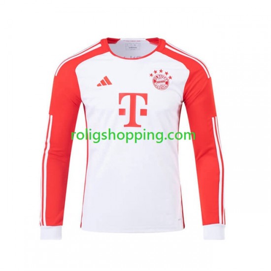 Fotbollströja FC Bayern München Män Hemmaställ 2023-2024 Lång ärm