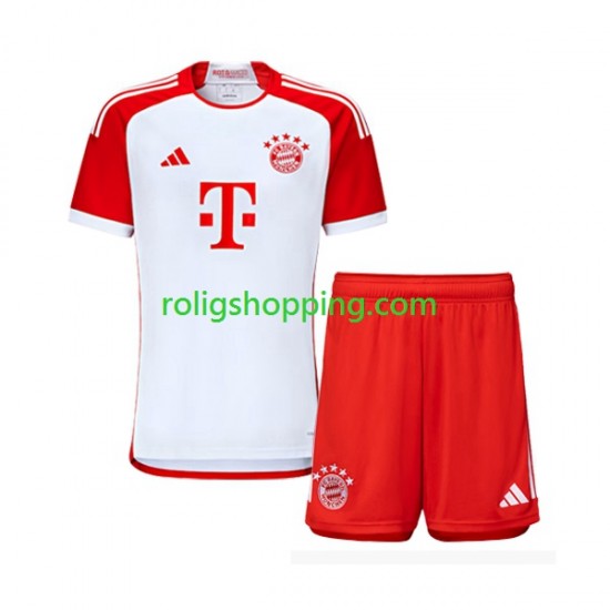 Fotbollströja FC Bayern München Barn Hemmaställ 2023-2024 Kort ärm