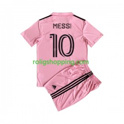 Fotbollströja Inter Miami Lionel Messi 10 Barn Hemmaställ 2023 Kort ärm