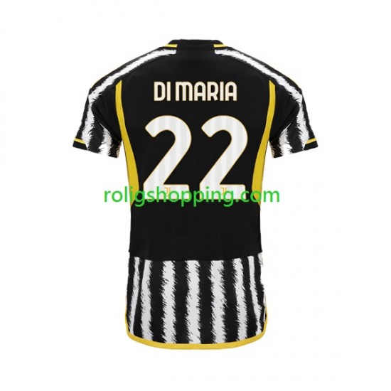 Fotbollströja Juventus Angel Di Maria 22 Män Hemmaställ 2023-2024 Kort ärm