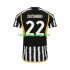 Fotbollströja Juventus Angel Di Maria 22 Män Hemmaställ 2023-2024 Kort ärm