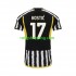 Fotbollströja Juventus Filip Kostic 17 Män Hemmaställ 2023-2024 Kort ärm