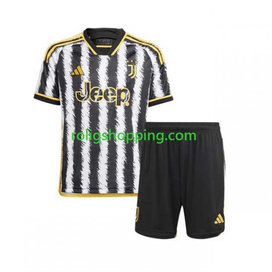 Fotbollströja Juventus Barn Hemmaställ 2023-2024 Kort ärm