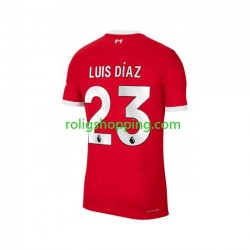 Fotbollströja Liverpool Luis Diaz 23 Män Hemmaställ 2023-2024 Kort ärm