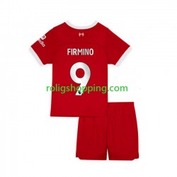 Fotbollströja Liverpool Roberto Firmino 9 Barn Hemmaställ 2023-2024 Kort ärm