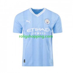 Fotbollströja Manchester City Män Hemmaställ 2023-2024 Kort ärm