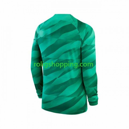 Fotbollströja Paris Saint-Germain Målvakt Män Hemmaställ 2023-2024 Lång ärm