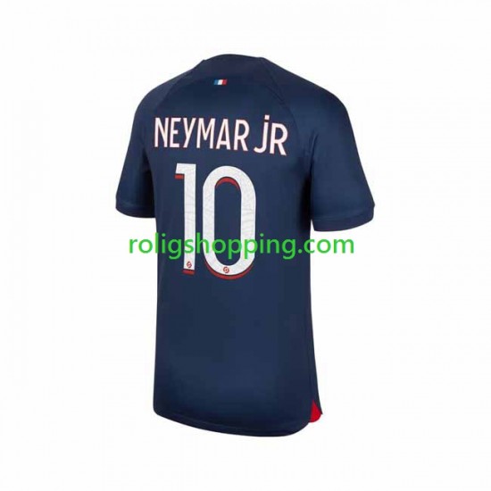 Fotbollströja Paris Saint-Germain Neymar Jr 10 Män Hemmaställ 2023-2024 Kort ärm