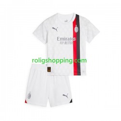Fotbollströja AC Milan Barn Bortaställ 2023-2024 Kort ärm