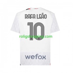 Fotbollströja AC Milan Rafael Leao 10 Män Bortaställ 2023-2024 Kort ärm