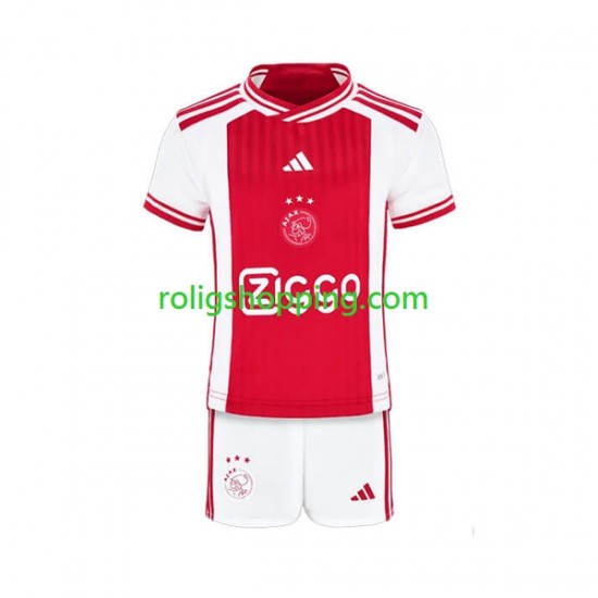 Fotbollströja AFC Ajax Barn Hemmaställ 2023-2024 Kort ärm