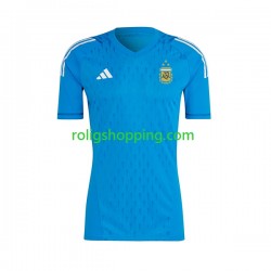 Fotbollströja Argentina Målvakt Män Tredjeställ 2023 Kort ärm
