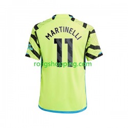 Fotbollströja Arsenal Gabriel Martinelli 11 Män Bortaställ 2023-2024 Kort ärm