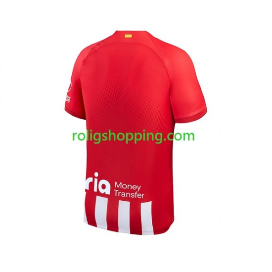 Fotbollströja Atlético Madrid Män Hemmaställ 2023-2024 Kort ärm