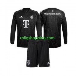 Fotbollströja FC Bayern München Målvakt Barn Hemmaställ 2023-2024 Lång ärm